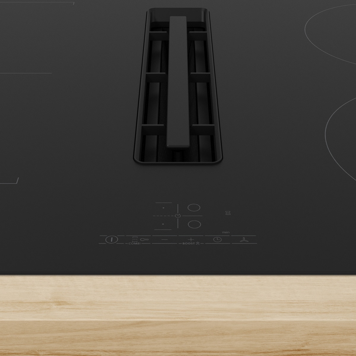 Placa de Indução com Exaustor Integrado Bosch Serie 4 PVS811B16E de 4 Zonas e 80 cm - Preto Preto-4