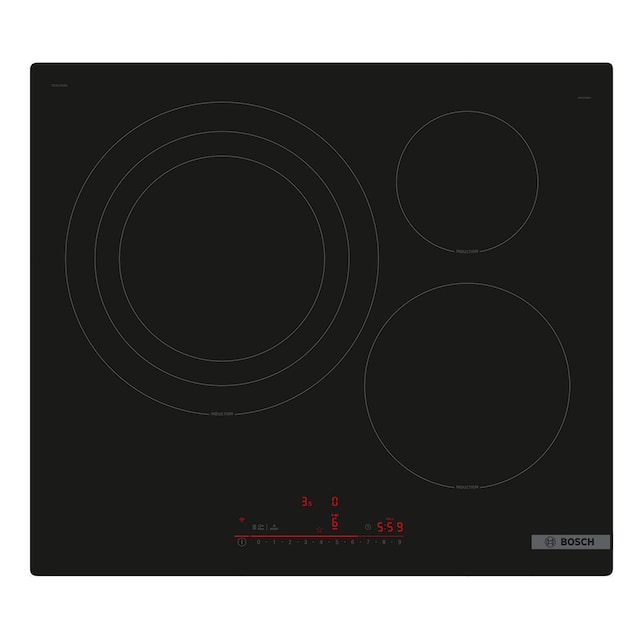 Imagen 0 de Placa de inducción Bosch con 3 zonas de cocción, sin perfiles - PID61RHB1E