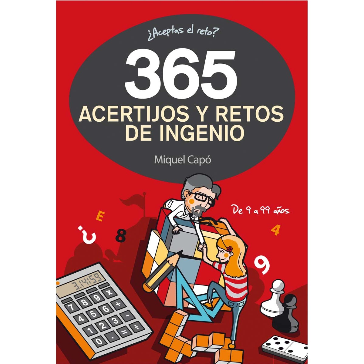 Imagem 0 de 365 acertijos y retos de ingenio: Enigmas y acertijos para niños y niñas (Capa mole)