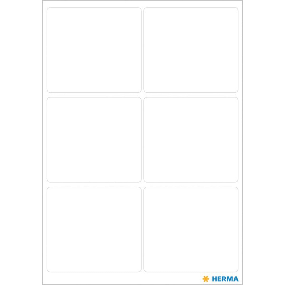 Pegatinas vario 36x40mm Herma blanco Blanco / Azul-2
