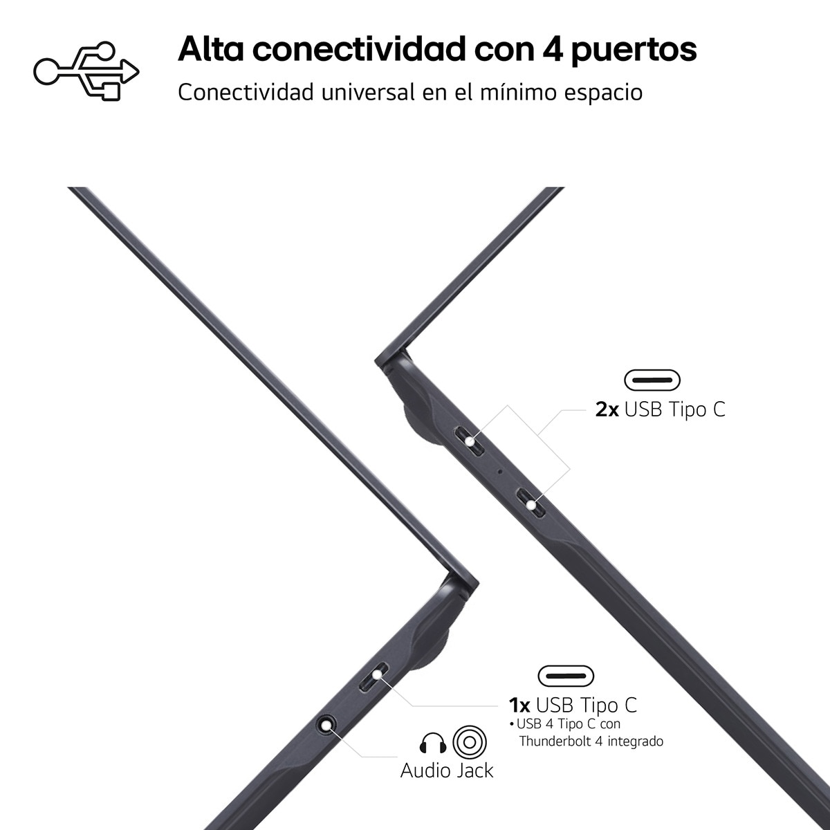 Portátil LG gram 15Z90ST, Intel Core Ultra 7, 32GB, 512GB SSD, 15,6", W11 Azul Neptuno-7