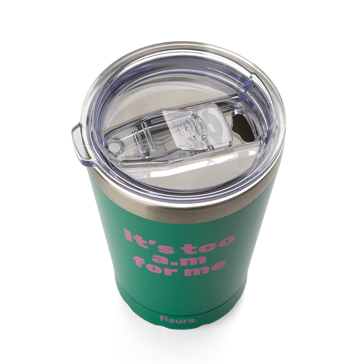 Copo Termo Fisura It's Too a.m. For Me - Verde 2