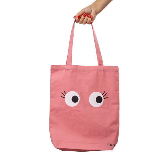 Imagem 0 de Tote Bag Olhos Fisura Rosa