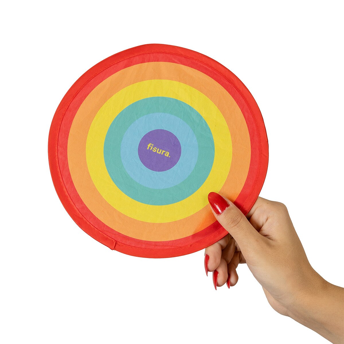 Abanico frisbee Fisura arcoiris display 2