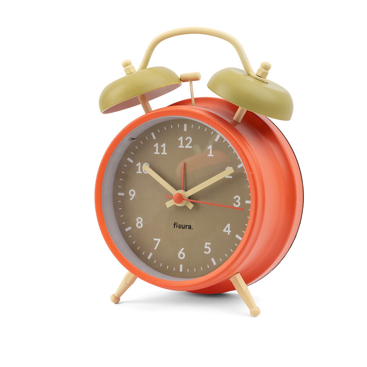 Reloj despertador Fisura retro beige y naranja · Fisura · El Corte