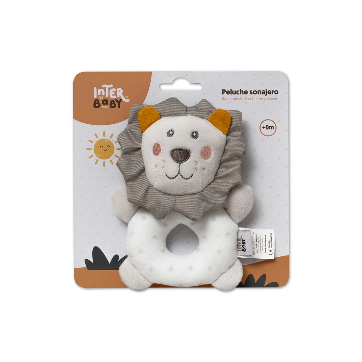 Sonajero leon Gris-2