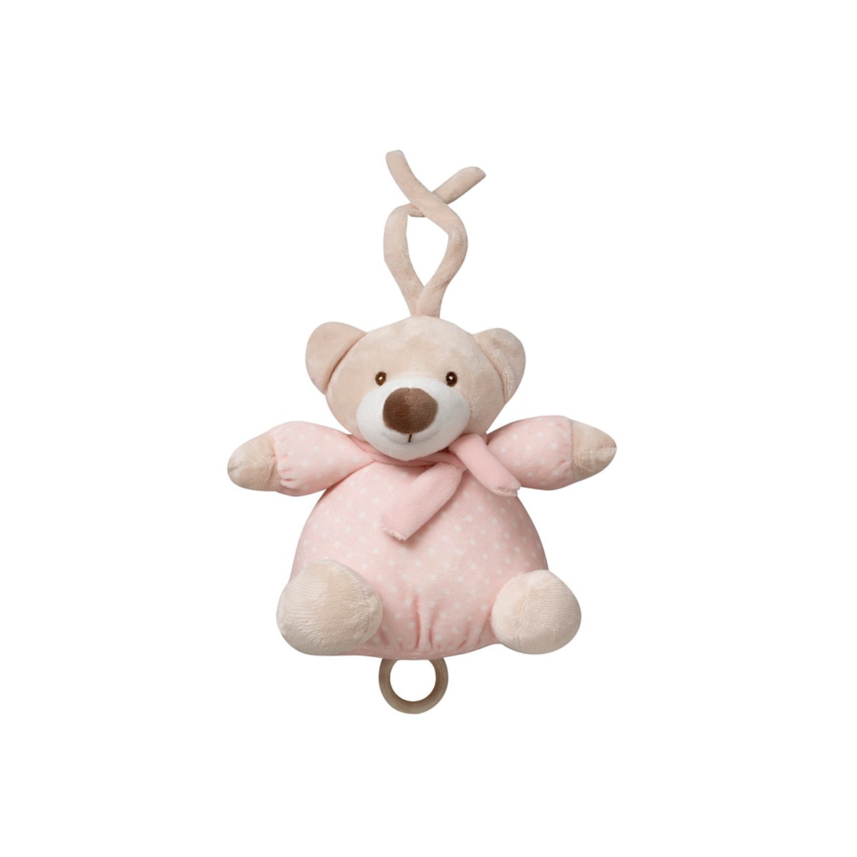 Peluche musical osito Rosa-1