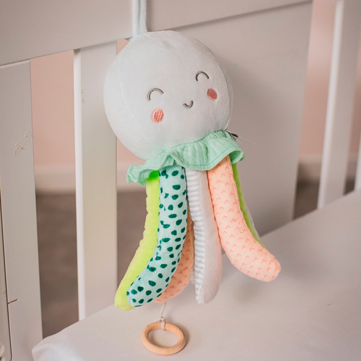 Peluche musical pulpo Multicolor-3