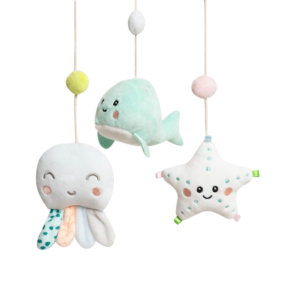 Carrusel musical pulpo Multicolor-3