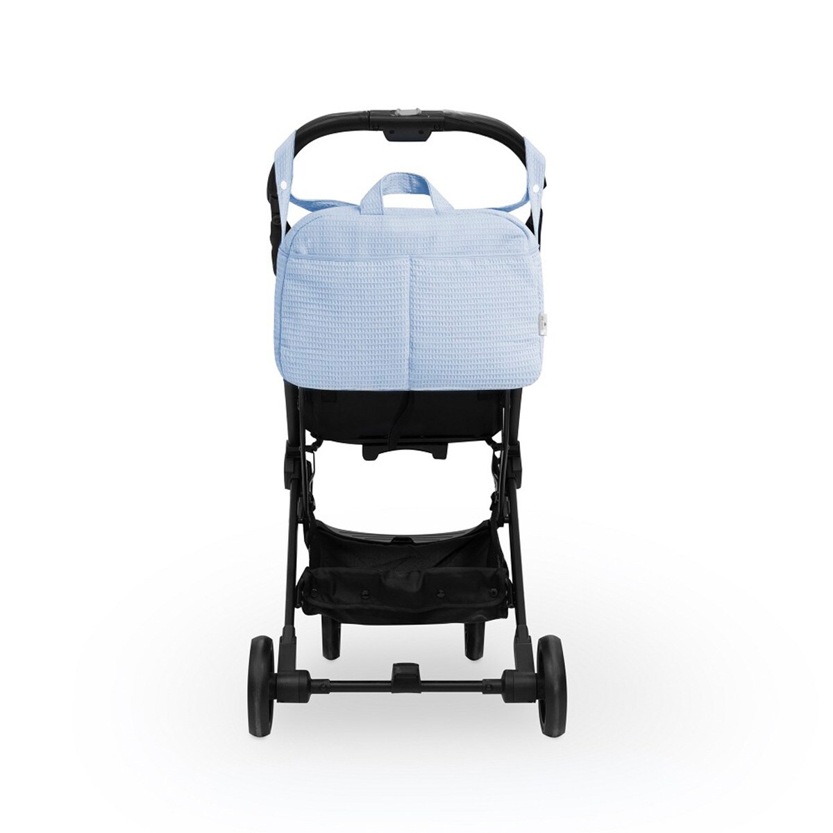 Bolso maternal nido de abeja Azul-3