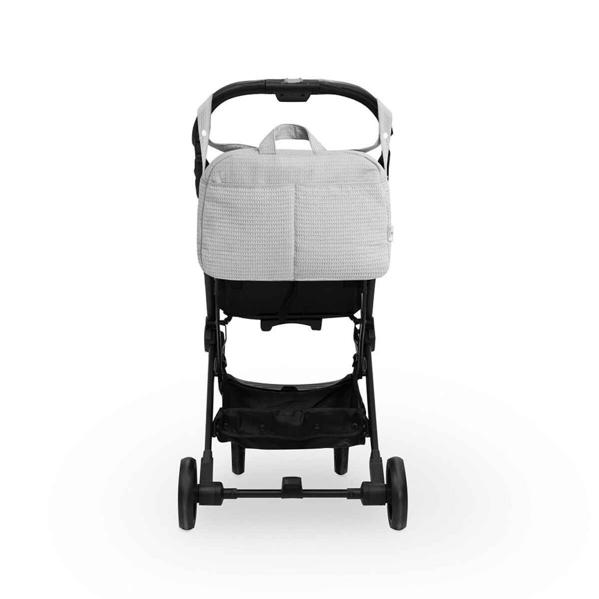 Bolso maternal nido de abeja Gris-3