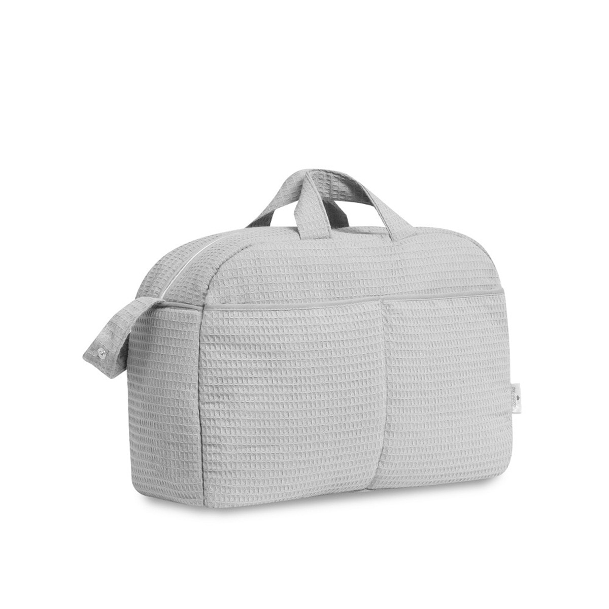 Bolso maternal nido de abeja Gris-1