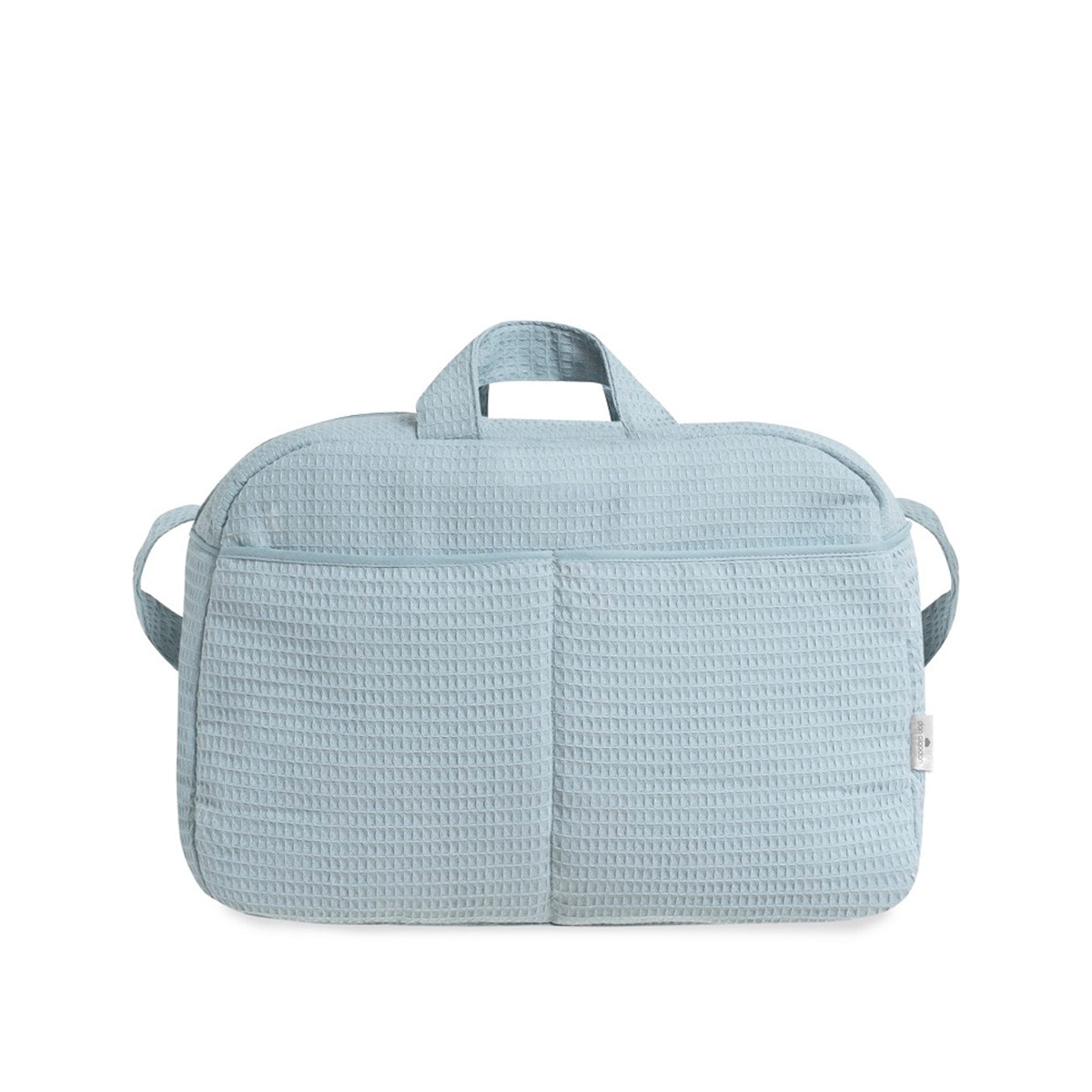 Bolso maternal nido de abeja Negro-2