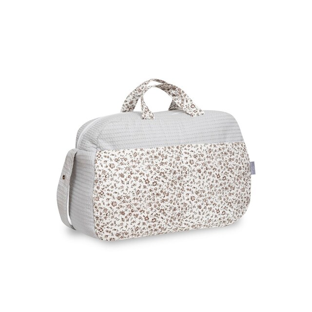 Imagen 0 de Bolso maternal nido de abeja+flores