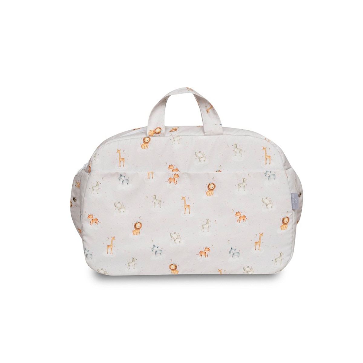 Bolso maternal animalitos Gris-3