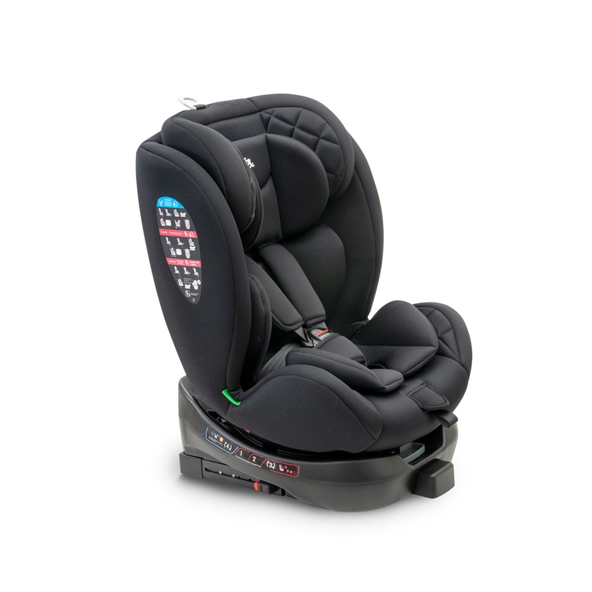 Silla de coche Sella I-Size (40-150cm) Negro-7