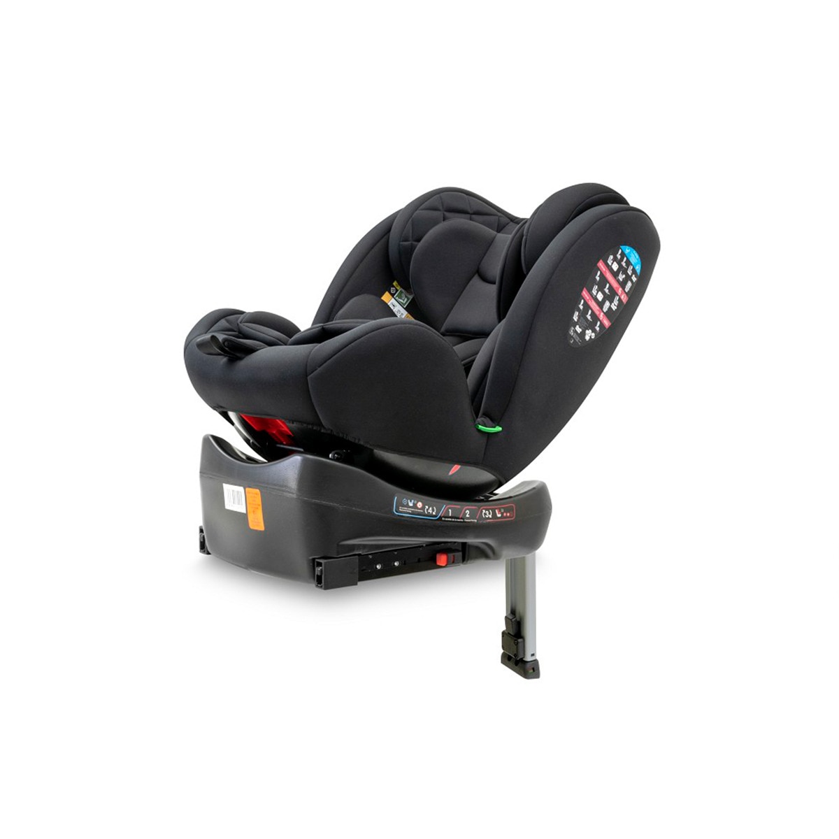 Silla de coche Sella I-Size (40-150cm) Negro-6