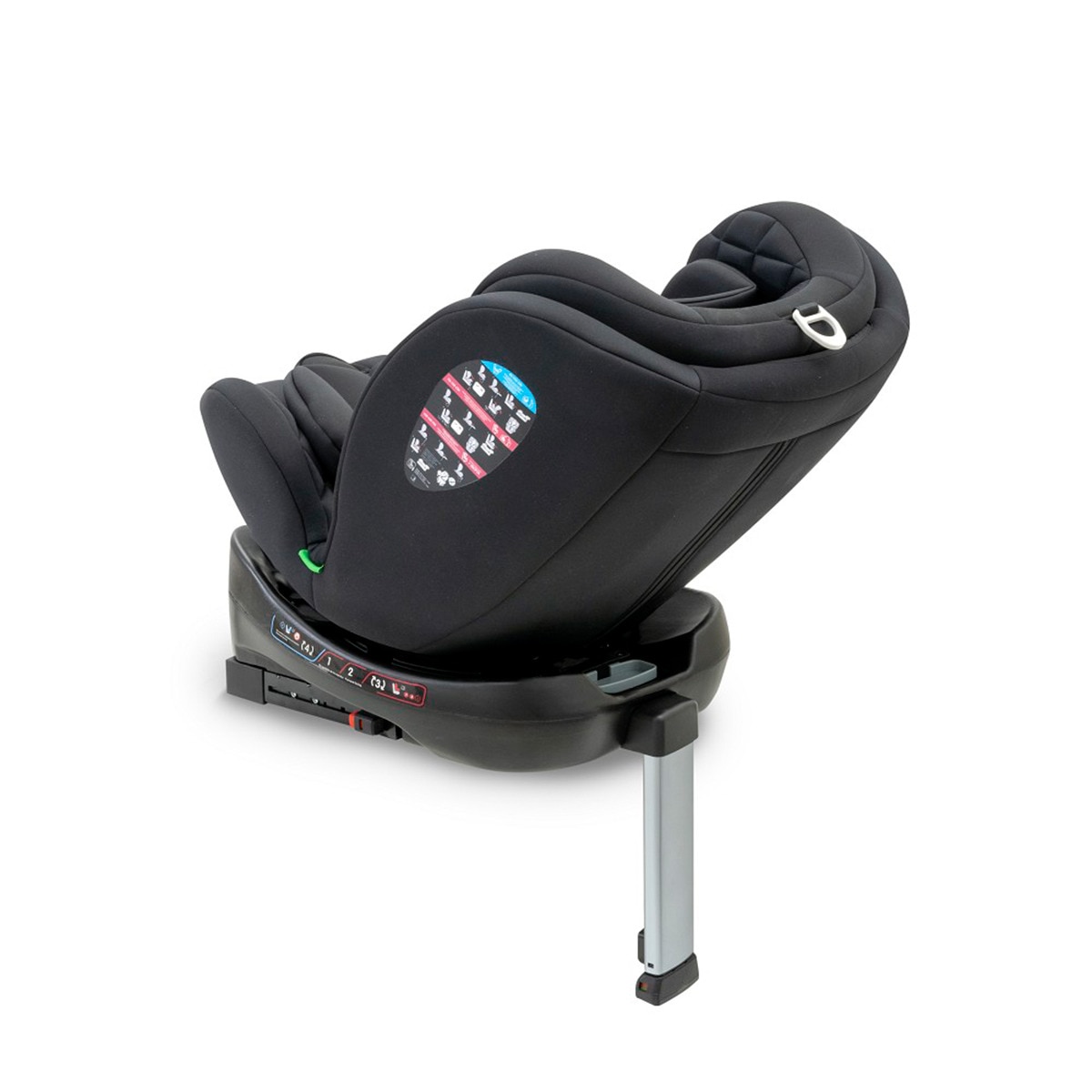 Silla de coche Sella I-Size (40-150cm) Negro-5