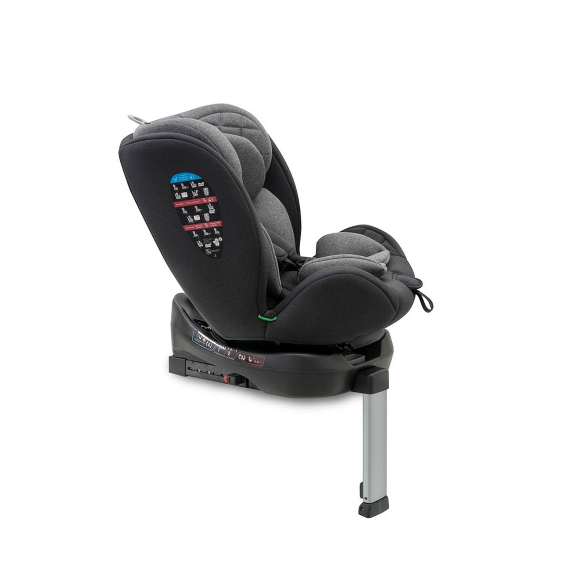 Silla de coche Sella I-Size (40-150cm) Gris-4