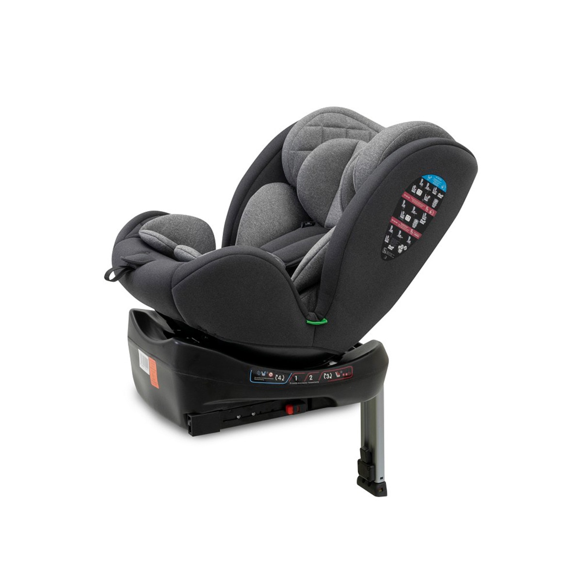Silla de coche Sella I-Size (40-150cm) Gris-6