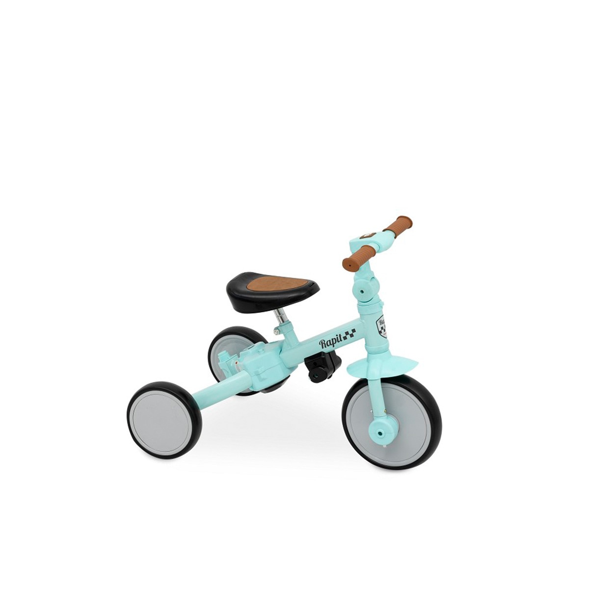 Triciclo 5 en 1 multifuncional "rapit" Gris-3