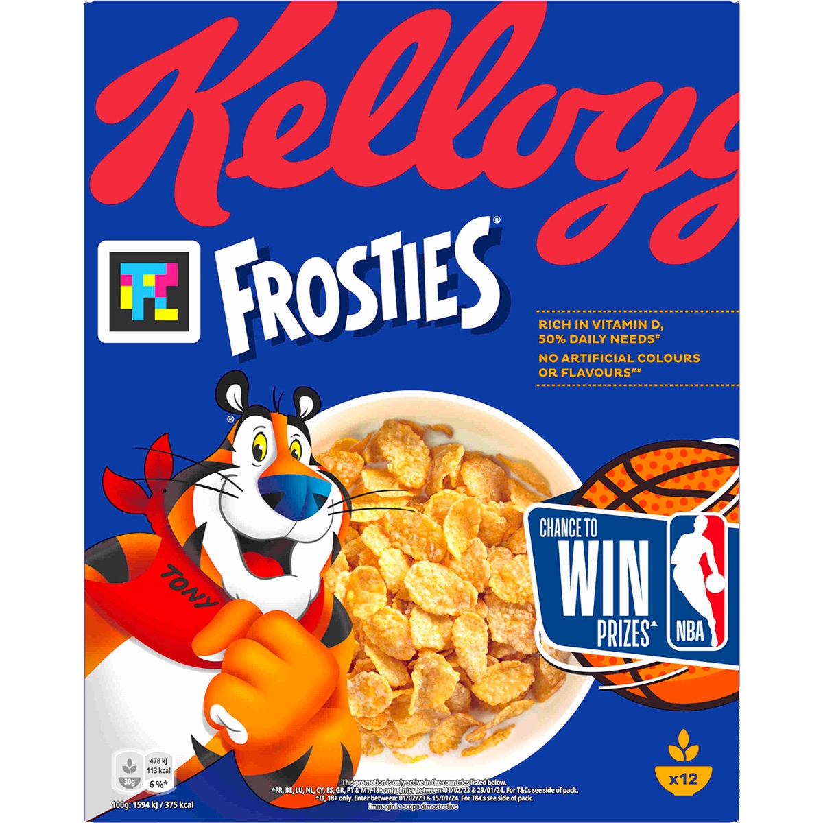 Cereais Frostie embalagem 330 g