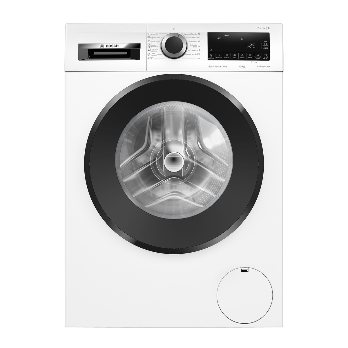 Lavadora Bosch 10 kg / 1.600 rpm, Motor EcoSilence - WGG256Z0ES Blanco-1