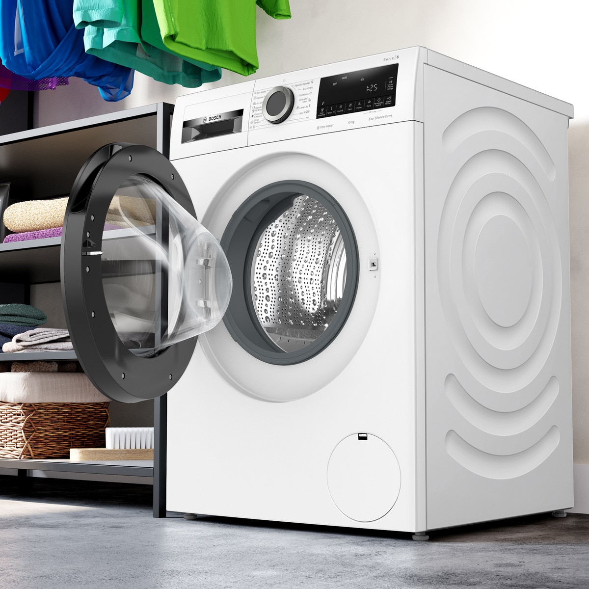 Lavadora Bosch 10 kg/ 1.400 rpm, ActiveWater Plus -WGG254Z3ES Blanco-4