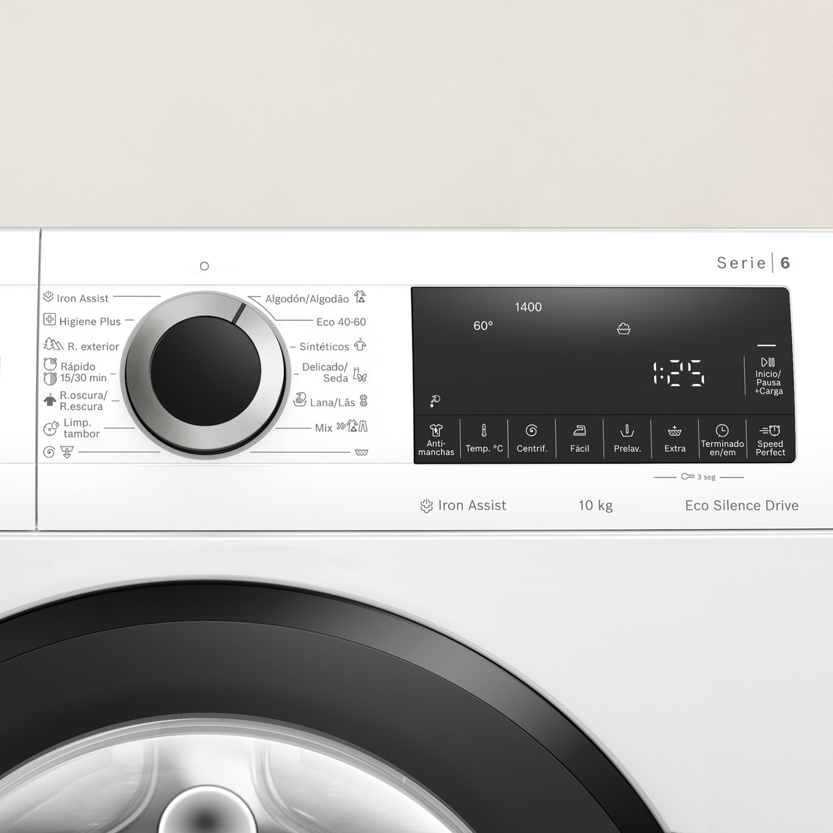Lavadora Bosch 10 kg/ 1.400 rpm, ActiveWater Plus -WGG254Z3ES Blanco-5