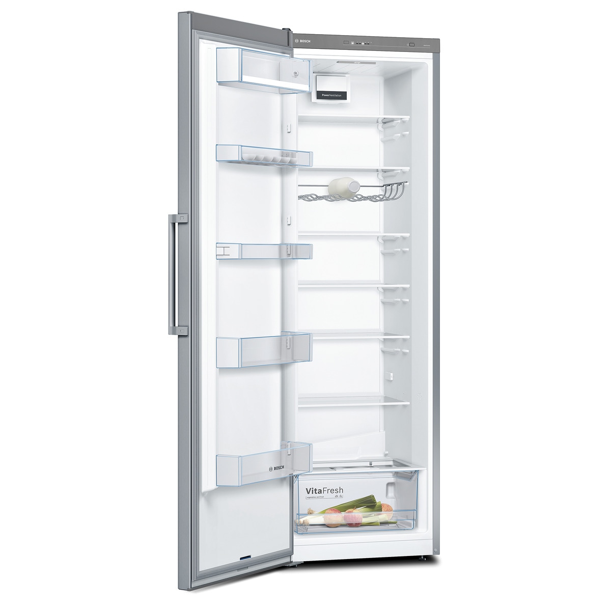 Frigorífico de 1 Porta Serie 4 Bosch KSV36FIEP Tecnologia Inverter, Sistema VitaFresh e de 186 cm - Inox Inox-2