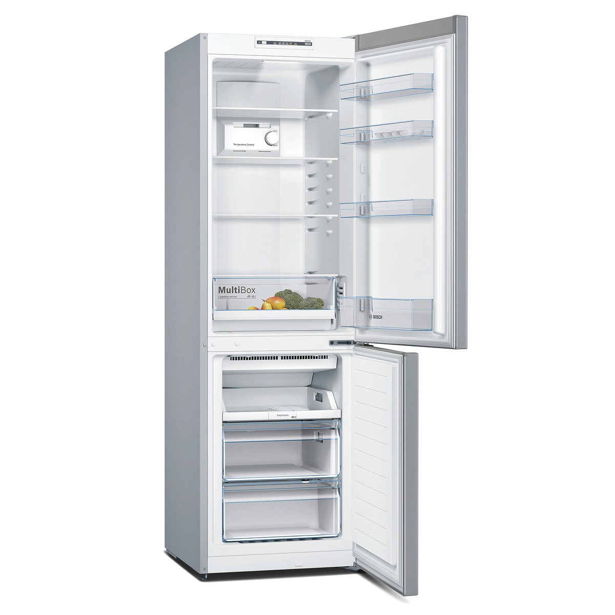 Frigorífico combi Bosch Total No Frost, Multi-Flow Air - KGN36NLEA Inox-2