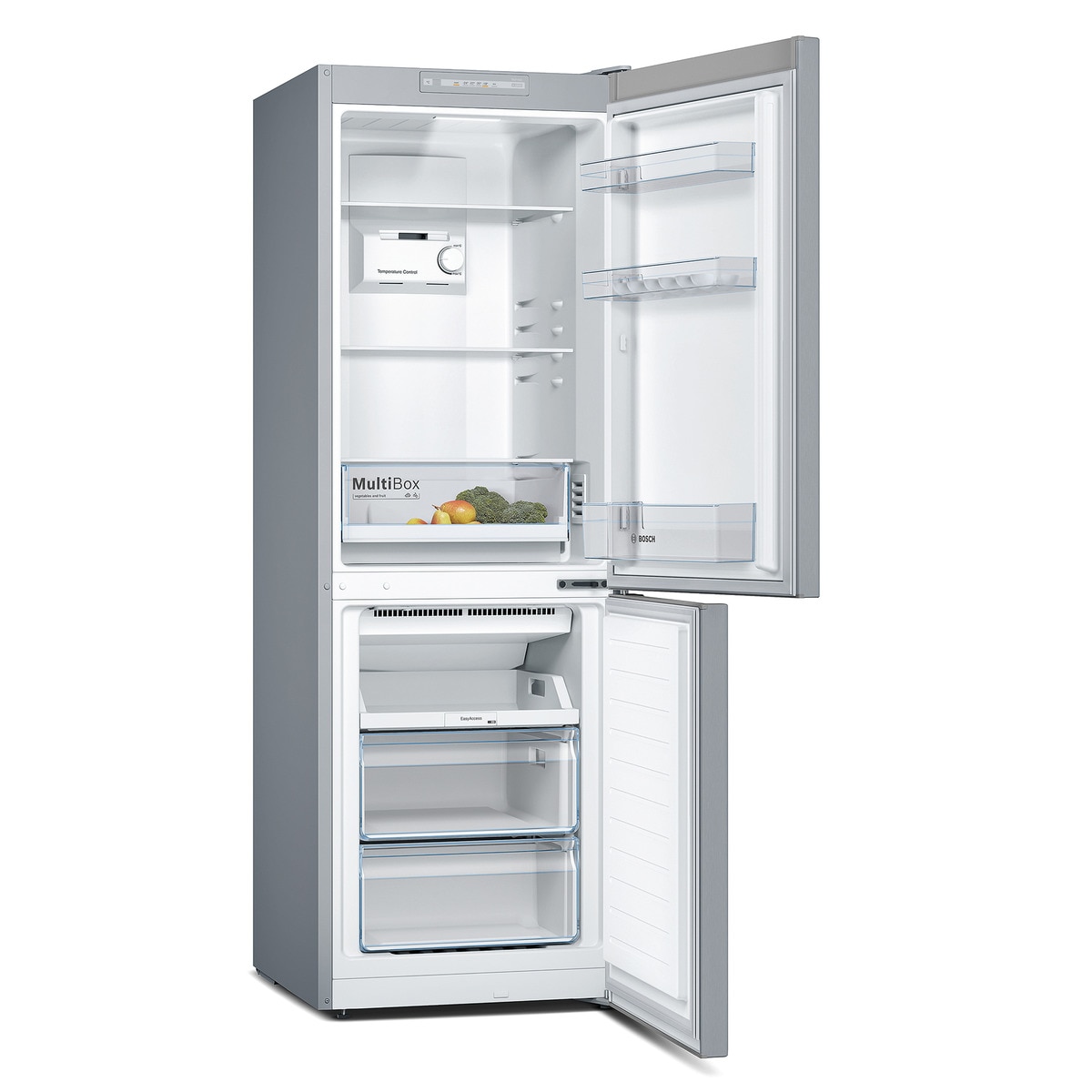 Frigorífico combi Bosch Total No Frost, Sistema Multiairflow - KGN33NLEB Inox-2