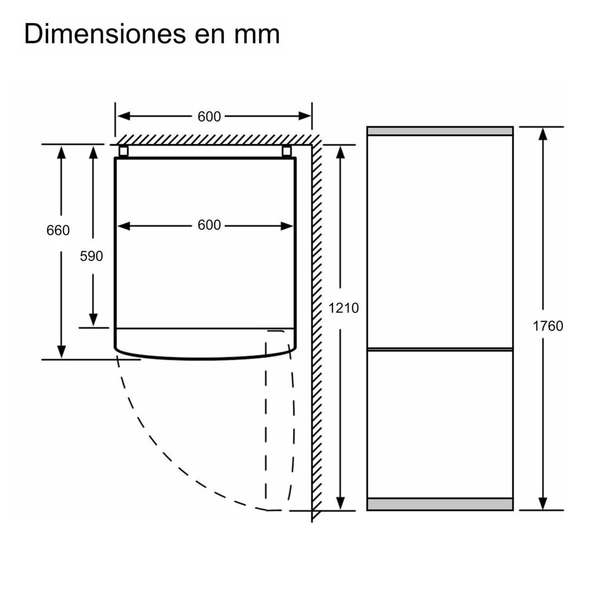 Frigorífico combi Bosch Total No Frost, Sistema Multiairflow - KGN33NLEB Inox-3