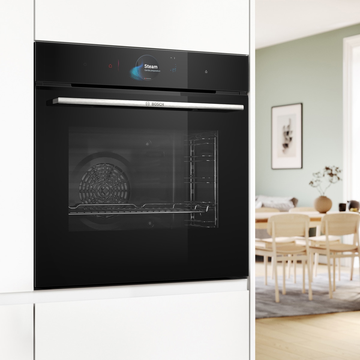 Horno multifunción Bosch vapor añadido, Master Chef - HRG7784B1 Negro-4