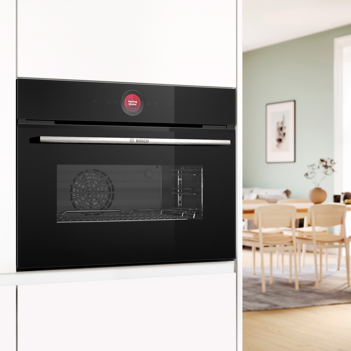 Horno multifunción Bosch Hidrolítico, HomeConnect - CBG7341B1 Negro-3