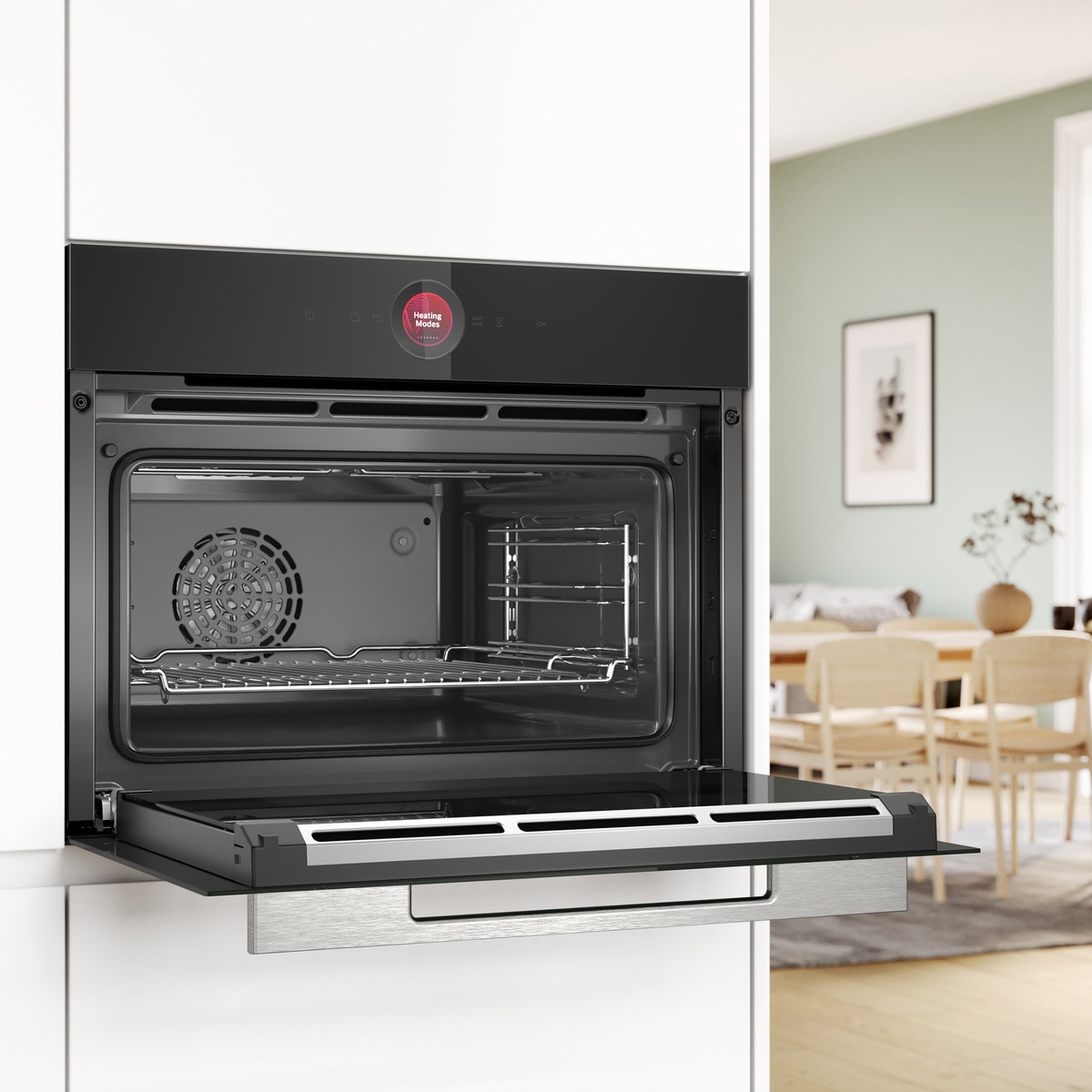 Horno multifunción Bosch Hidrolítico, HomeConnect - CBG7341B1 Negro-4