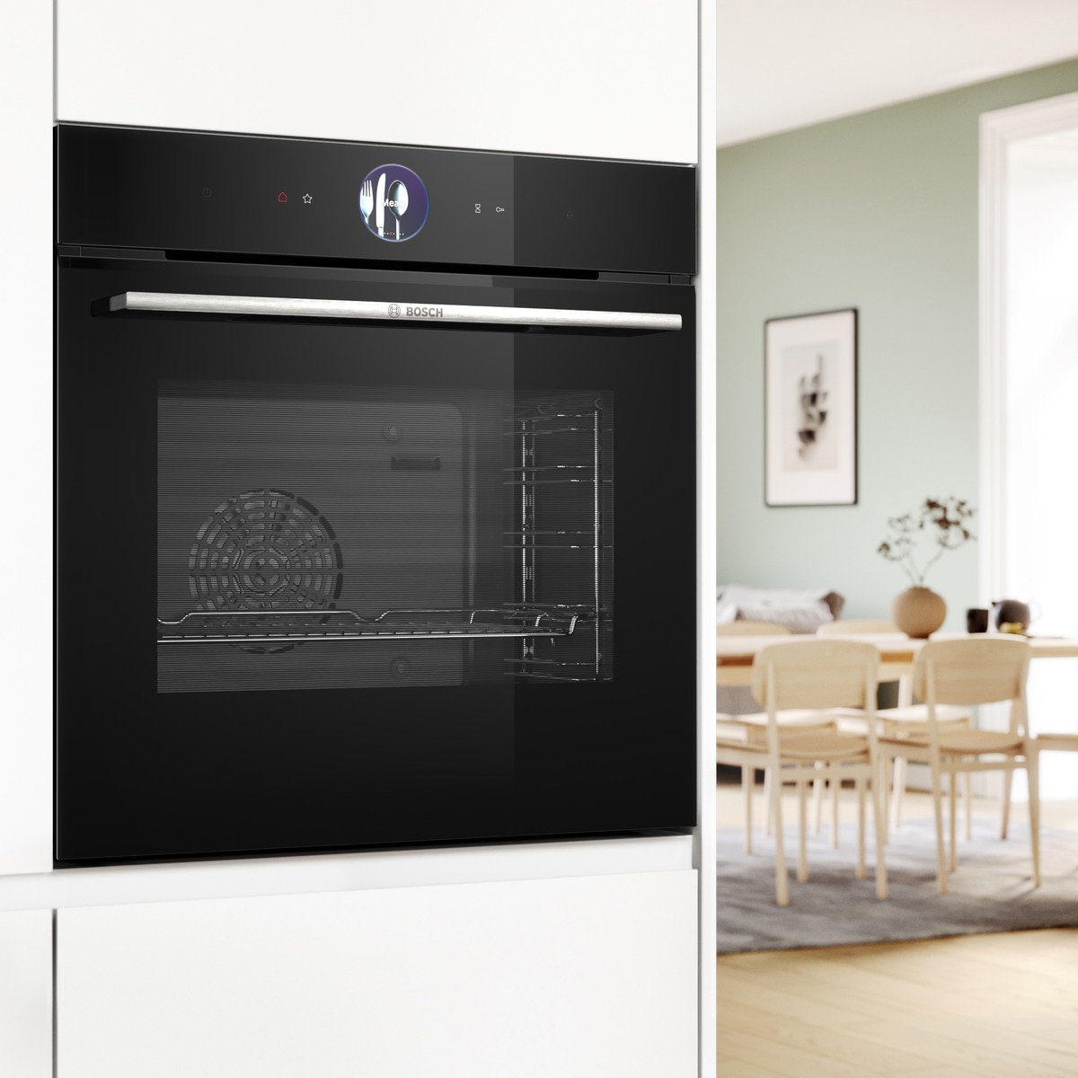 Horno multifunción Bosch con vapor, función Airfry - HRG7361B1 Negro-4