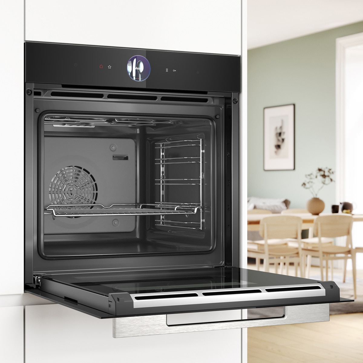 Horno multifunción Bosch con vapor, función Airfry - HRG7361B1 Negro-5
