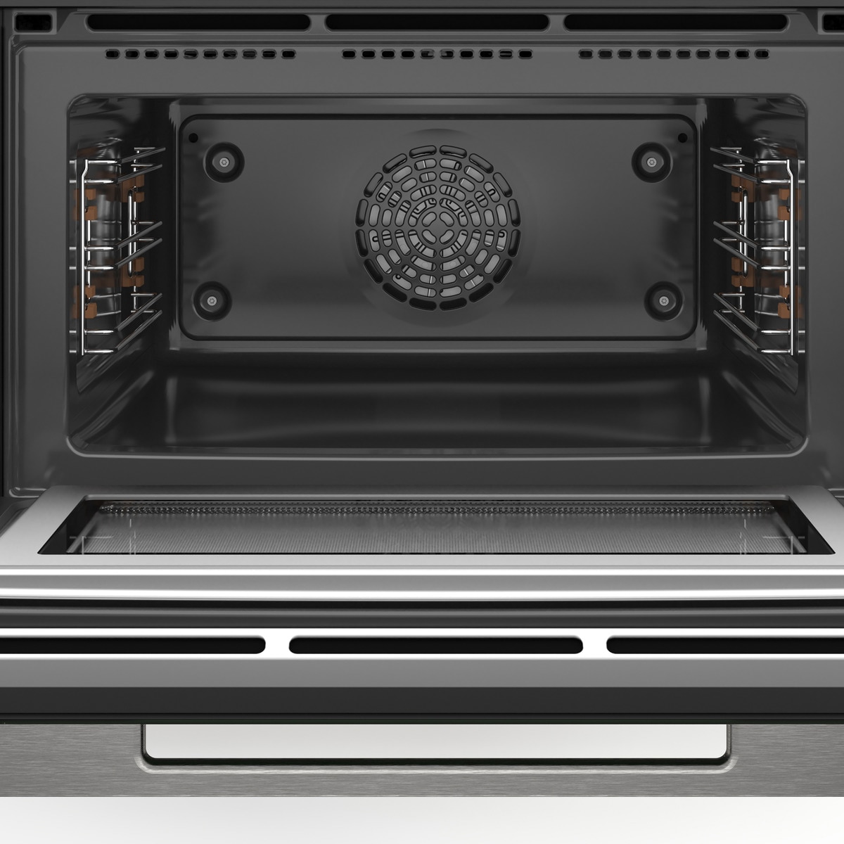 Horno compacto Bosch con microondas, pirolítico - CMG7761B1 Cristal negro-6