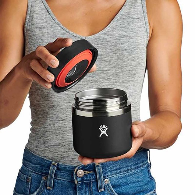 Termo sólido de acero inoxidable Hydro flask Negro-2
