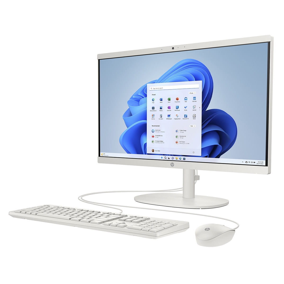 All-in-One HP 22-dg0032ns, i3-N300, 8GB, 512GB SSD, 21,5", W11 Blanco-4