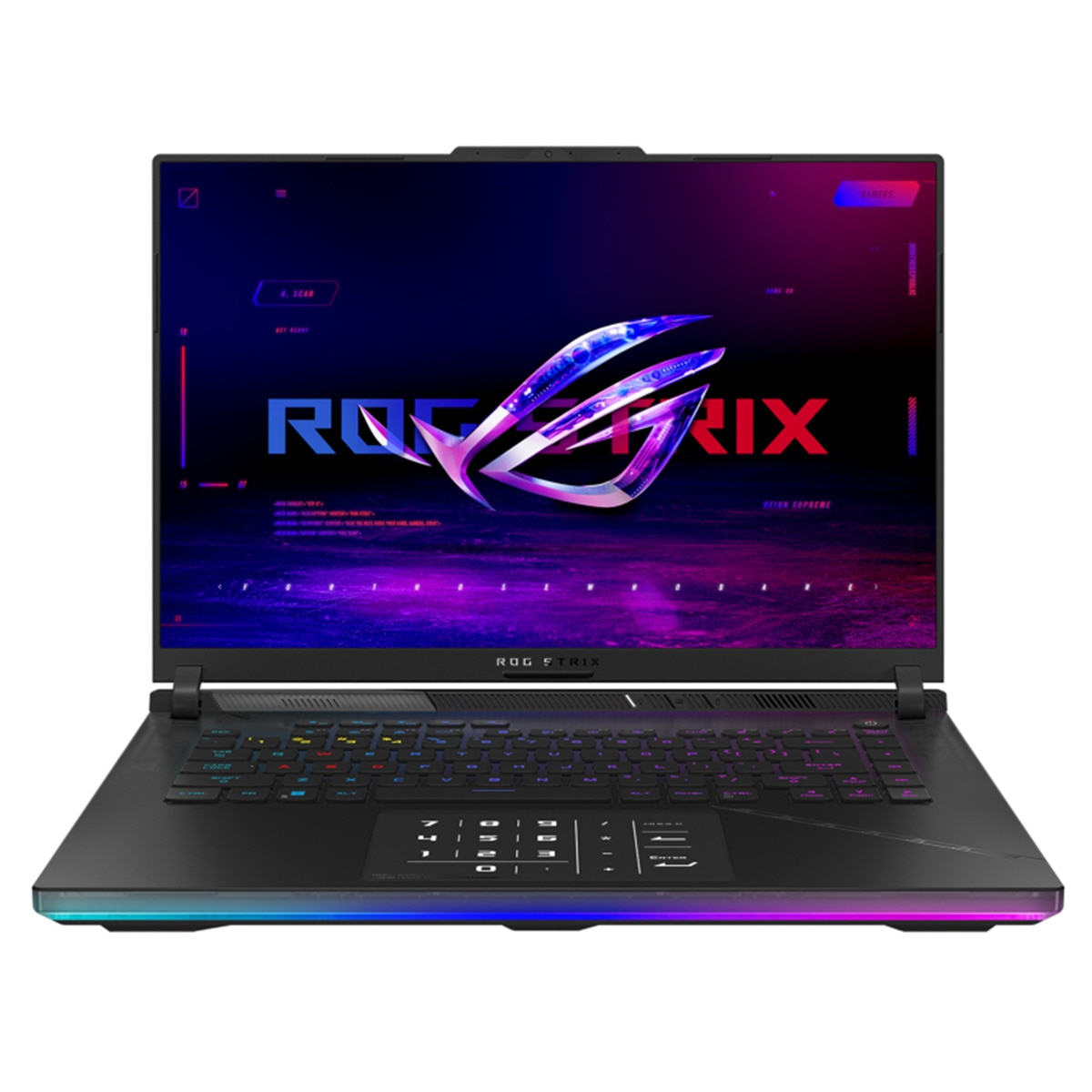 Portátil Gaming ASUS ROG Strix SCAR 16 G634JZ-N4004, i9, 32GB, 1TB SSD, Nvidia GeForce RTX 4080 12GB, 16", Sin SO Negro-1