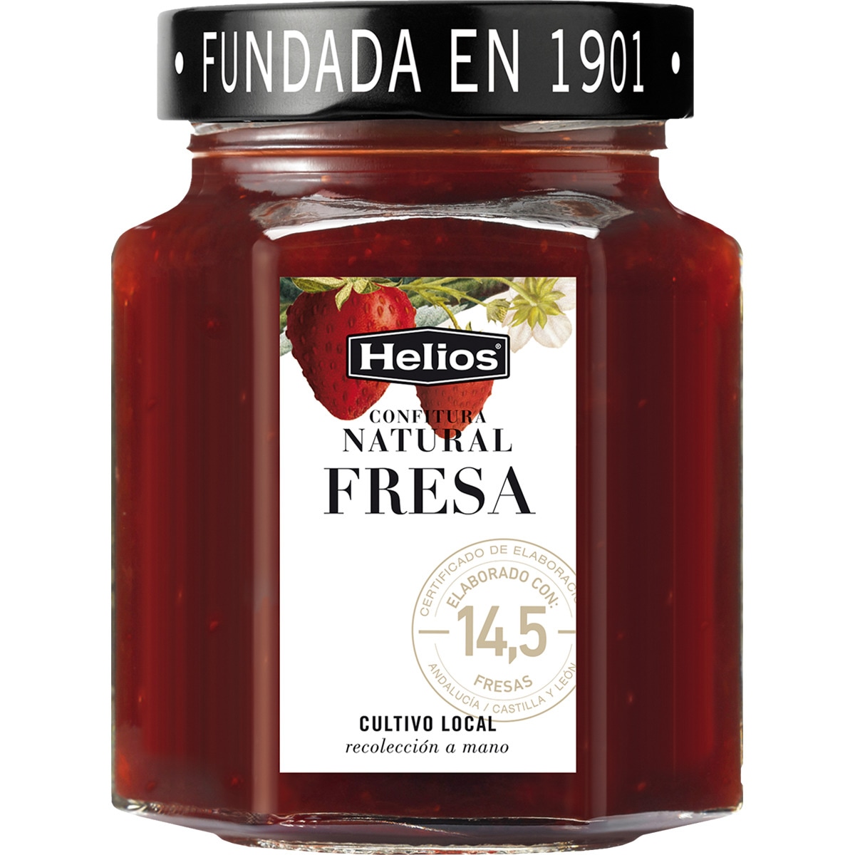 confitura natural de fresa frasco 330 g