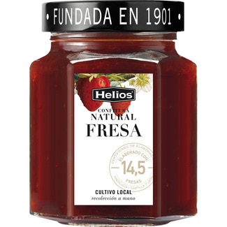 confitura natural de fresa frasco 330 g - Helios