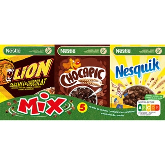 cereales Mix cajas individuales en 5 variedades paquete 190 g - Nestle