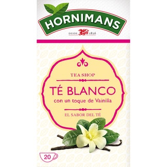 té blanco con un toque de vainilla estuche 20 bolsitas - Hornimans