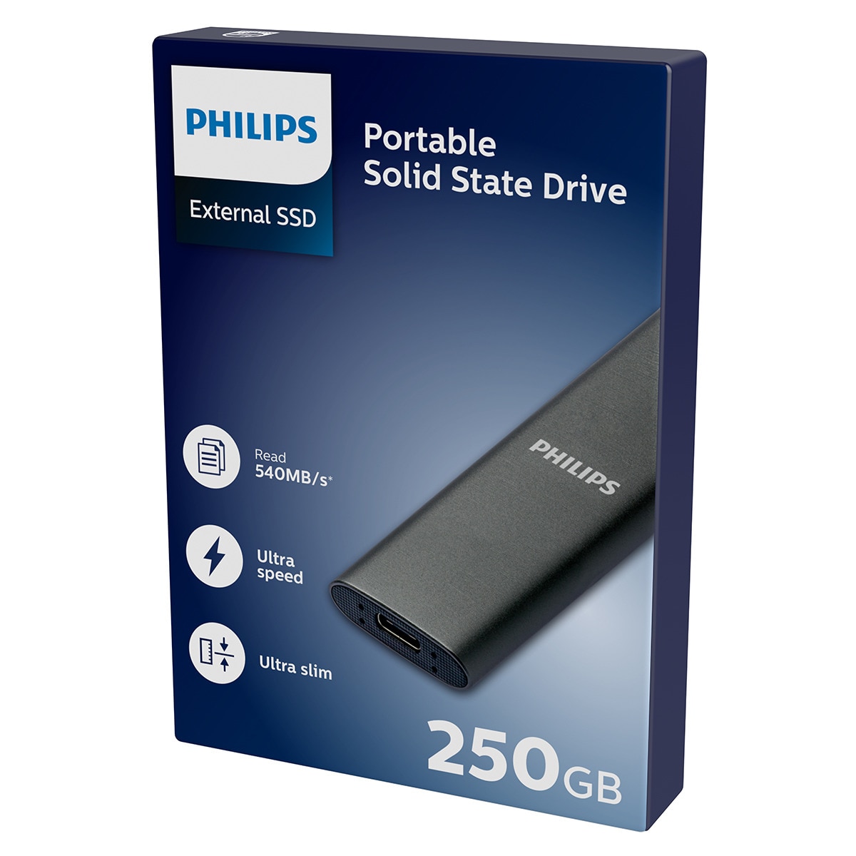 Disco externo SSD Philips 250 GB USB 3.1 Negro-4