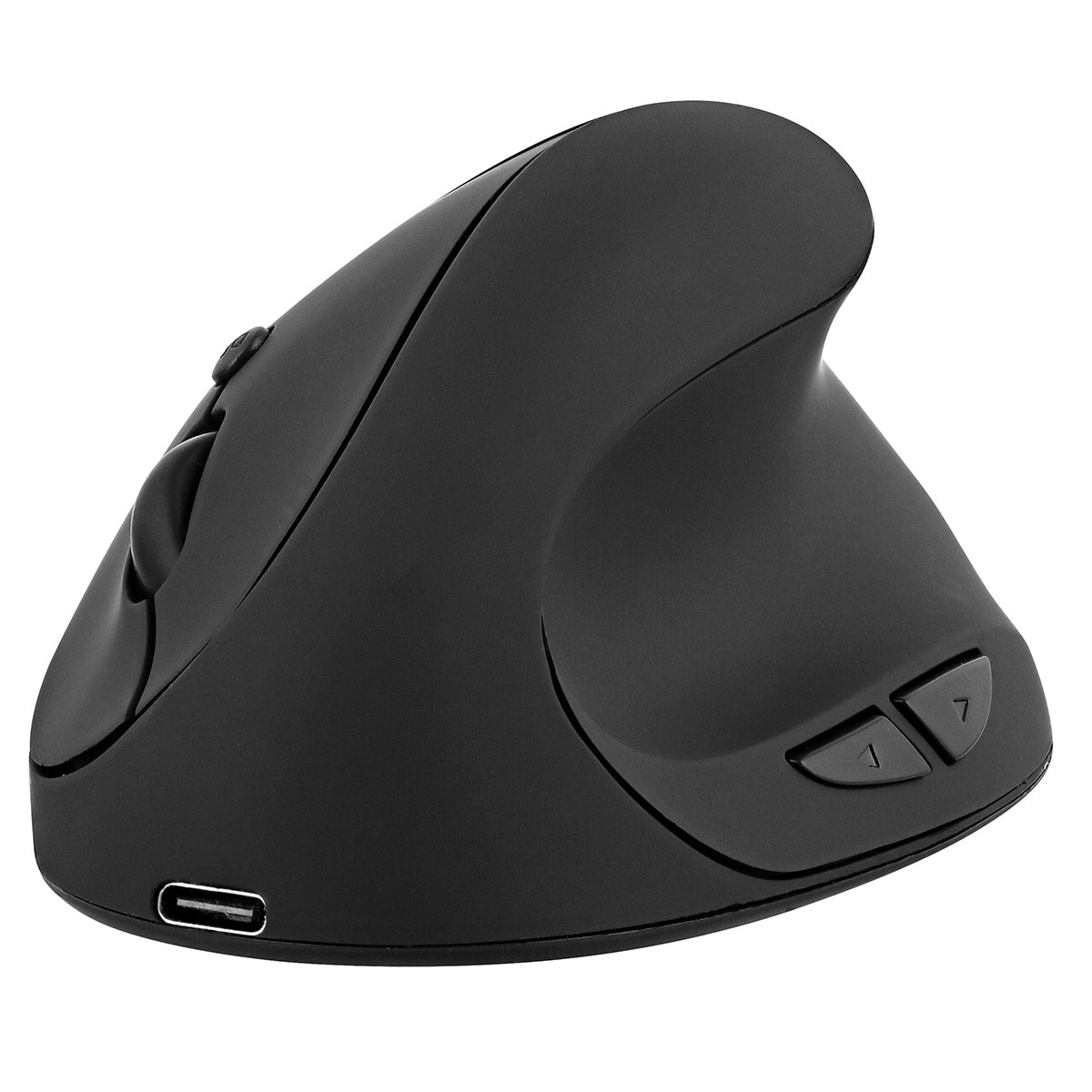 Mini ratón T'nB inalámbrico ergonómico vertical y recargable Negro-1