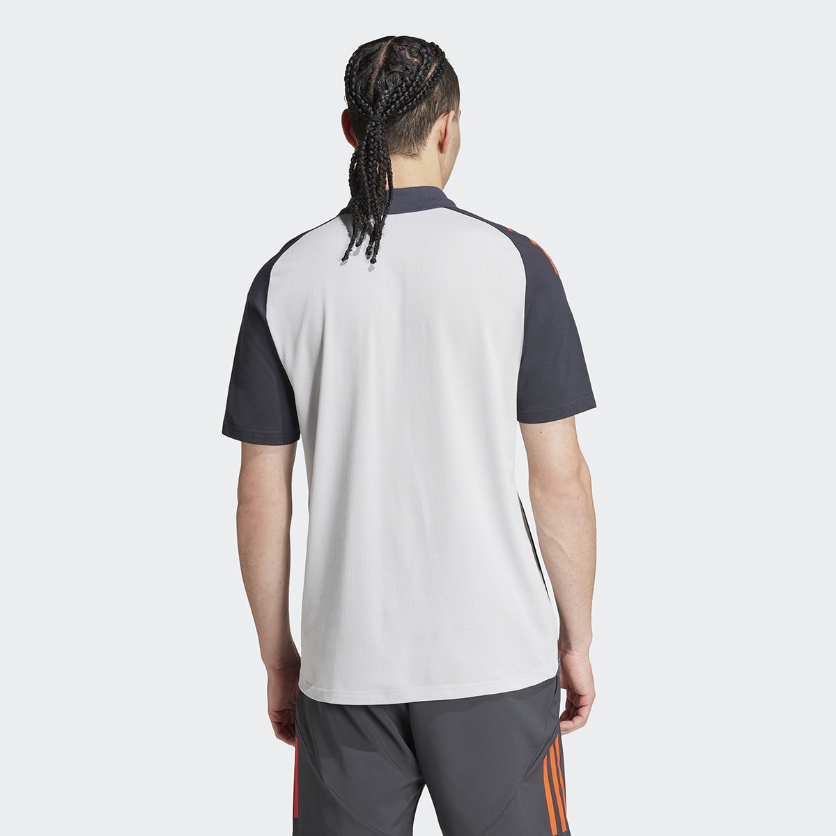 T-shirt de Homem SL Benfica 2024/2025 Tiro24 Polo Cinzento-2