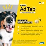 AdTab Kautabletten gegen Parasiten für kleine Hunde von 2,5 bis 5,5 kg Box 1 Einheit